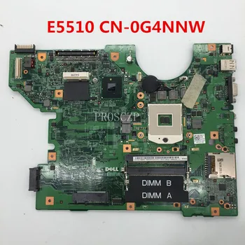 

Free shipping For Latitude E5510 Laptop Motherboard CN-0G4NNW 0G4NNW G4NNW working well