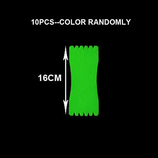 Прогулочная рыба, 10 шт./лот, пена, плюн, рыболовная леска, пластина, рыболовная намотка, леска, доска, 12 см, 16 см, 20 см, приманка для карпа, Следовая проволока, вертлюг - Цвет: 16CM