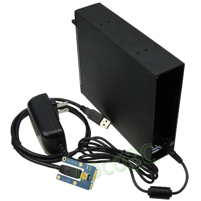 Mini pcie to 2 pci slot card