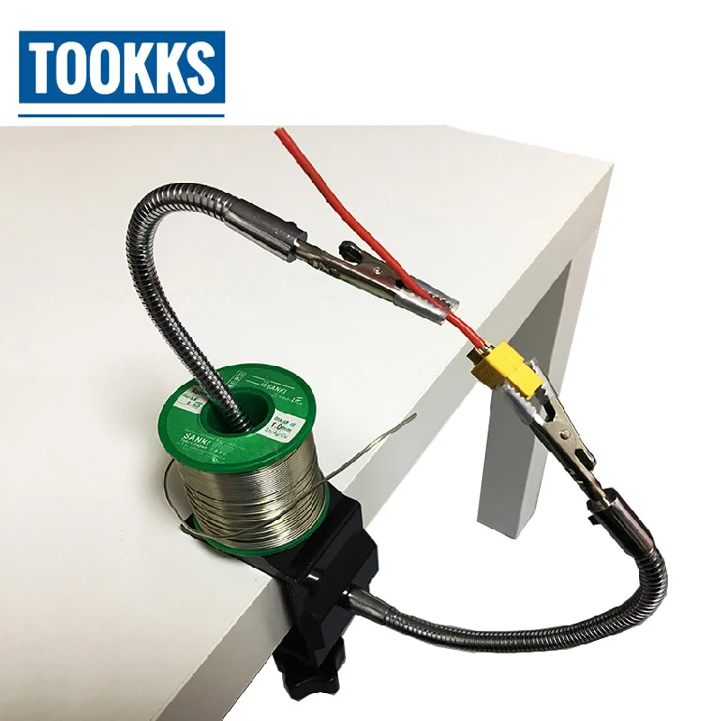Helping-Hands-Metal-Universal-PCB-Holder-Fixture-Bench-Vise-Clamp-brazo-Flexible-Clip-de-cocodrilo-para