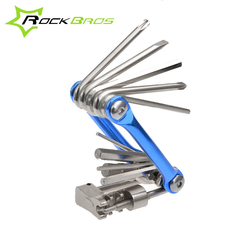 ROCKBROS Bike Accessories Multitul Repair Tools Mountain Road Tool Kits Cycling Chain Multi Small Bicycle | Спорт и развлечения
