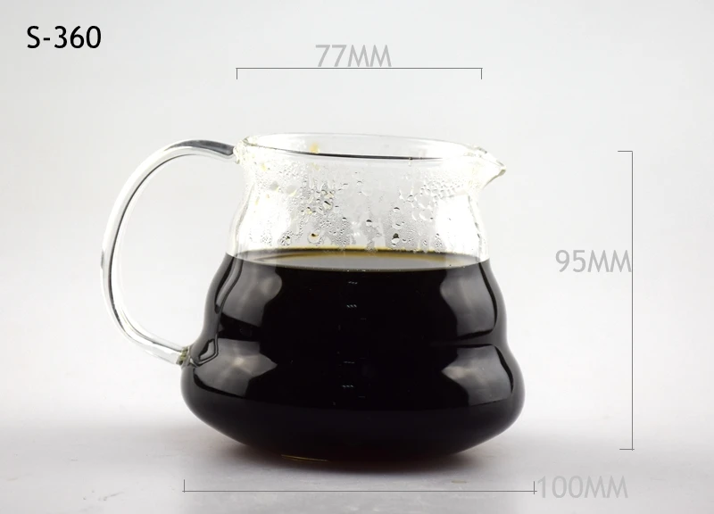 V60 Кофе капельного ГОРШОК 300 мл тепла противостоять Стекло пивовара эспрессо с 40 шт. Фильтры электрические Кофе Весы с таймер