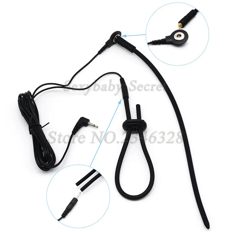 Cargador USB Electro choque pene enchufe anillos pene eléctrico anillos cuerpo masaje Pad juguetes