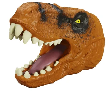 

Animal Glove Puppet Hand Dolls Rubber Dinosaur Hand Puppet Story Telling Props Funny toys Simulation Animal Dinosaur Head Doll
