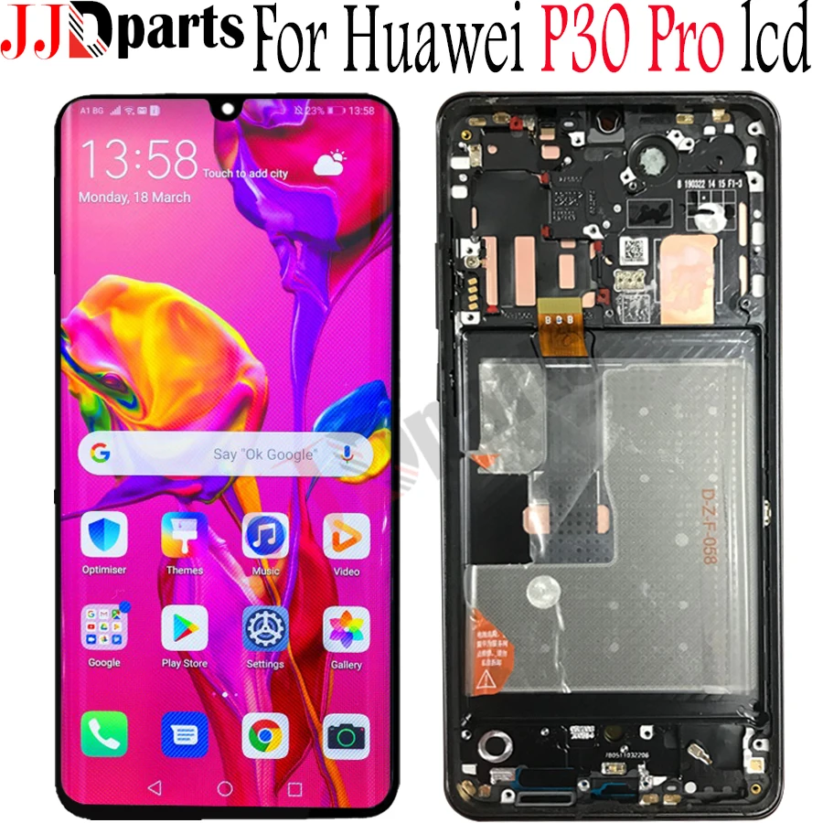 

Original Huawei P30 Pro LCD Display With Touch Screen Digitizer Assembly P30 pro lcd +frame For Huawei P30 Pro screen Replace
