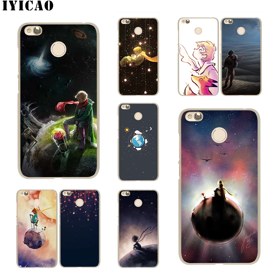 IYICAO Little Prince Earth Space для Xiaomi Mi 5 5S 6 9 8 A2 Lite 5X Mix 2S F1 SE MAX 3 9T A3 Pro CC9E Redmi Note Pro|Чехлы-накладки|