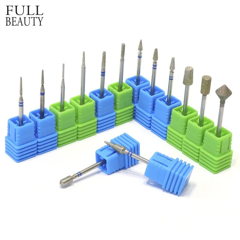 

1pc Diamond Burrs Nail Files Cuticle Cutter for Manicure Nail Drill Bits 3/32'' Gel Polish Remove Mills Nail Drill CH056