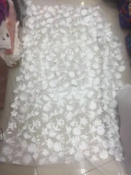 

CGL-101538-2 Tulle Lace Fabric New Arrival white African French net Lace Fabric High Quality