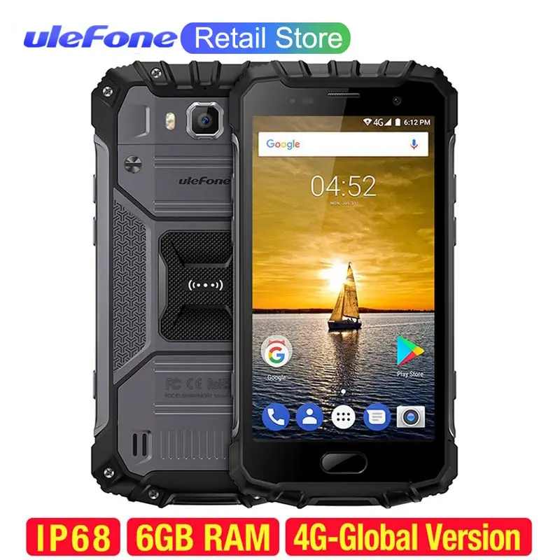 Ulefone Armor 2 смартфон IP68 Водонепроницаемый Android 7 0 5 &quotFHD Helio P25 Восьмиядерный 6 ГБ 64 Гб