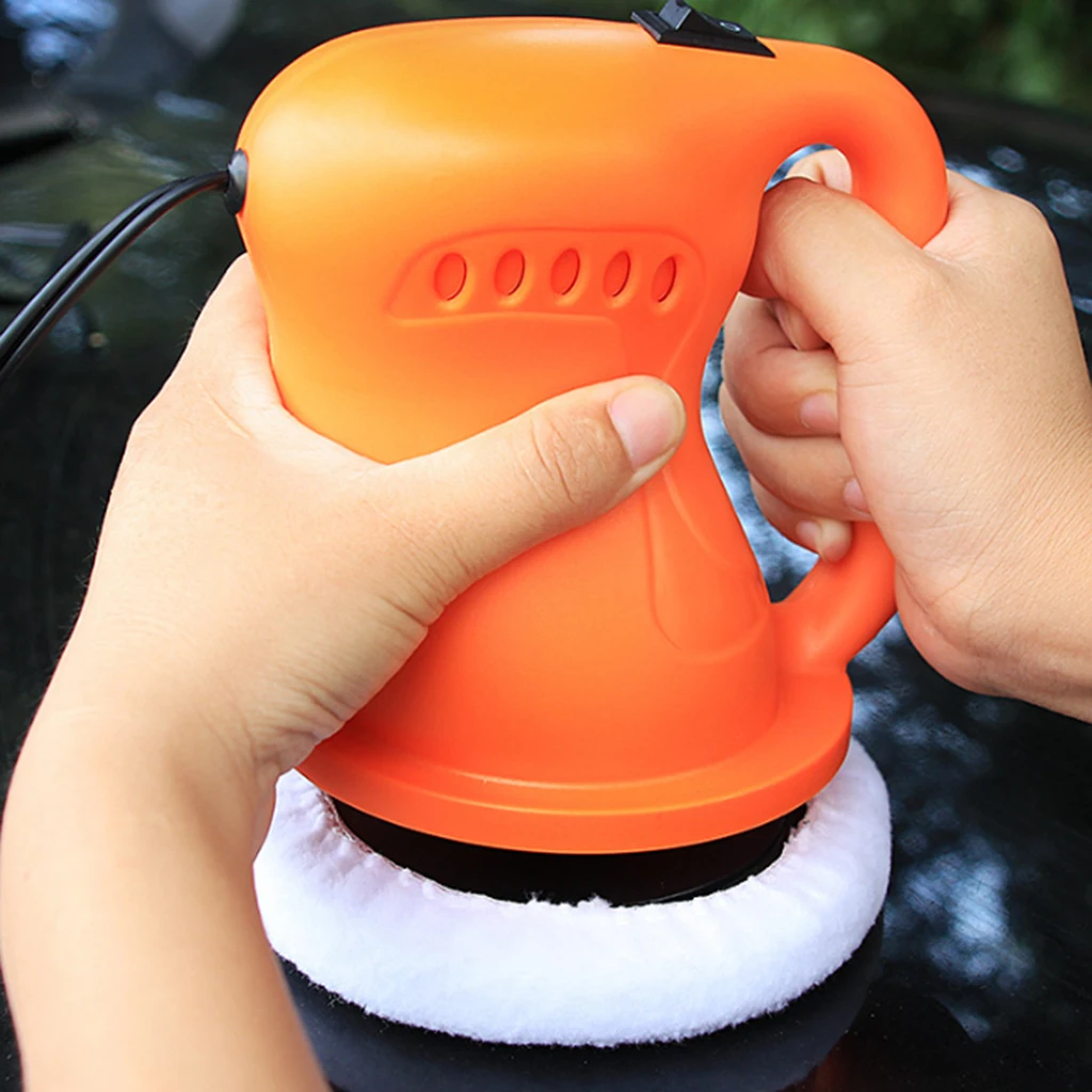 Perfeclan Car Polishers Portable Waxing DC12V 36W Waxer/Polisher,Orange