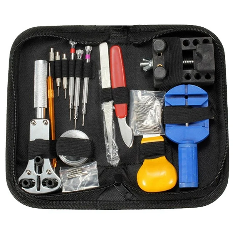 

144 Pcs Watch Repair Kit Professional Spring Bar Tool Set, Watch Band Link Pin Tool Set With Carrying Case