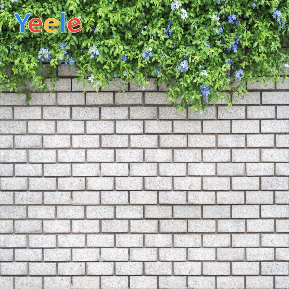

Yeele Bricks Wall Vine Green Plant Backgrouds Scene Photography Seamless Child Photographic Backdrop Doll Props For Photo Studio