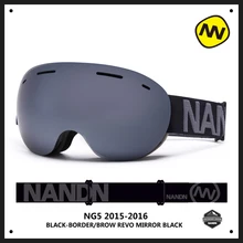 NANDN NH8001 большой сферическая линза двойные слои Анти-туман UV400 Лыжный спорт и Сноубординг Восхождение Большой очки Для мужчин Для женщин