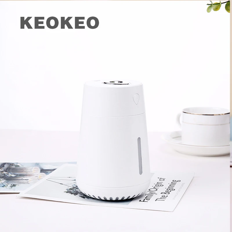 

KEOKEO Air Humidifier 300ML USB Aroma Essential Oil Diffuser Humidifier Air Purifier 7 Color LED Mini Aroma Atomizer For Home