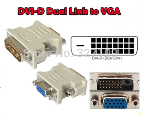 Analog male to VGA female adapter dual link FastShip EopZol™ DVI-I 24+5 