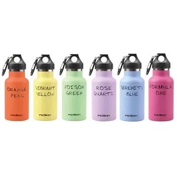 

FEIJIAN Premium Vacuum Insulated Stainless Steel Sports Water Bottle Wide Mouth Thermos Flask LoopCap with Carabiner 350mL 12oz