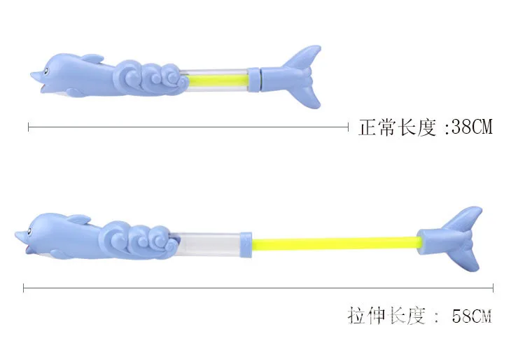 Детский насос пистолет игрушка крокодил, Акула Форма Летний пляж открытый бассейн игры игрушечный водяной пистолет