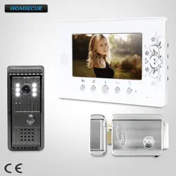 HOMSECUR 7 "Проводной Видеодомофон Система с ИК Ночным видением для дома безопасности: XC003 + XM709