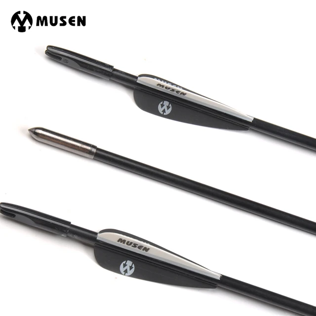 6 12 24pcs 80cm spine 1200 diameter 6mm fiberglass arrow with black