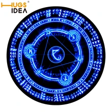 HUGSIDEA Sakura Magic круглый коврик круглый синий мультфильм ковры для детей спальня гостиная коврики пол коврики