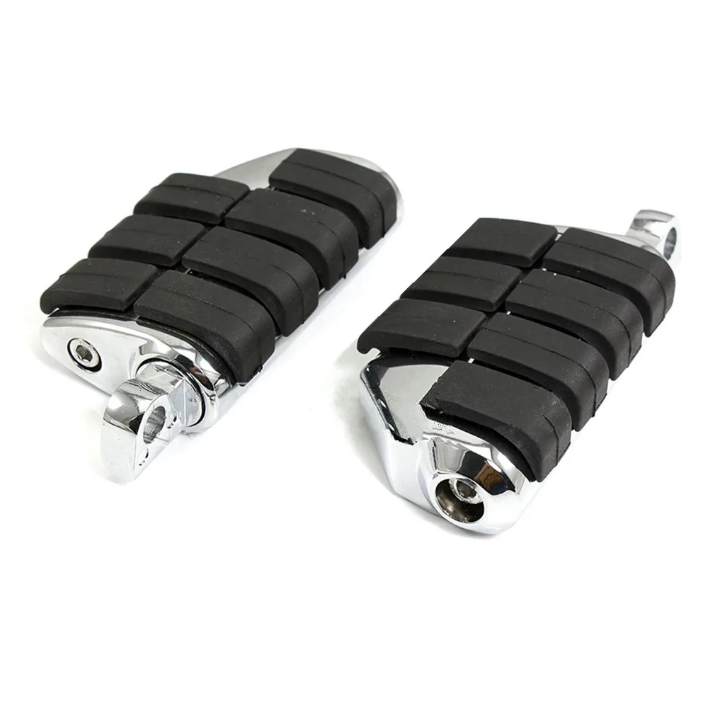 1" 1/4" Front Rear Footrest Foot Peg For Harley Softail Touring Dyna Sportster Motorcycle D15in
