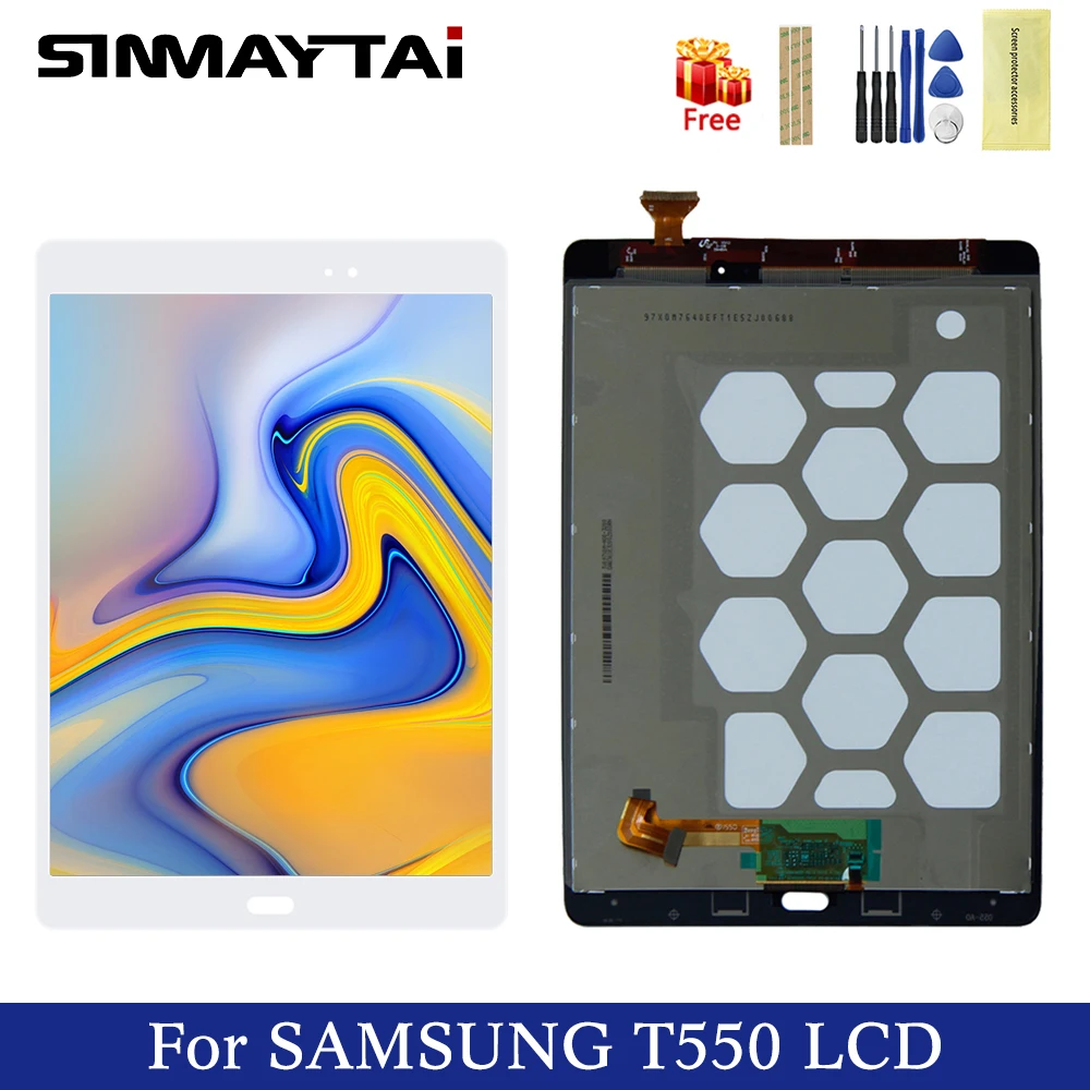 ЖК дисплей Замена для samsung Galaxy Tab A 9 7 SM T550 Дисплей кодирующий преобразователь