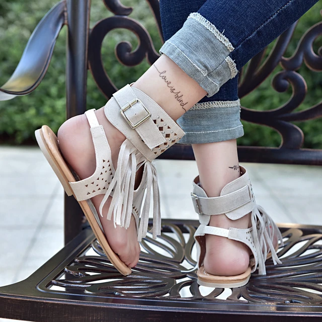 Zapatos de plataforma de verano a la moda para mujer, sandalias con talón abierto y tiras en la espalda con calzado con correa y hebilla para mujer - AliExpress