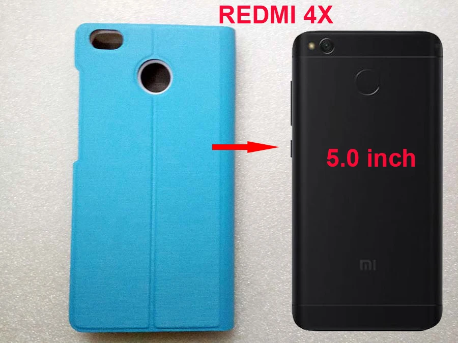 Чехол для xiaomi redmi 4x, роскошный чехол-накладка из искусственной кожи для xiaomi redmi 4x, защитный флип-чехол для телефона, Fundas, протектор 5,0 дюймов