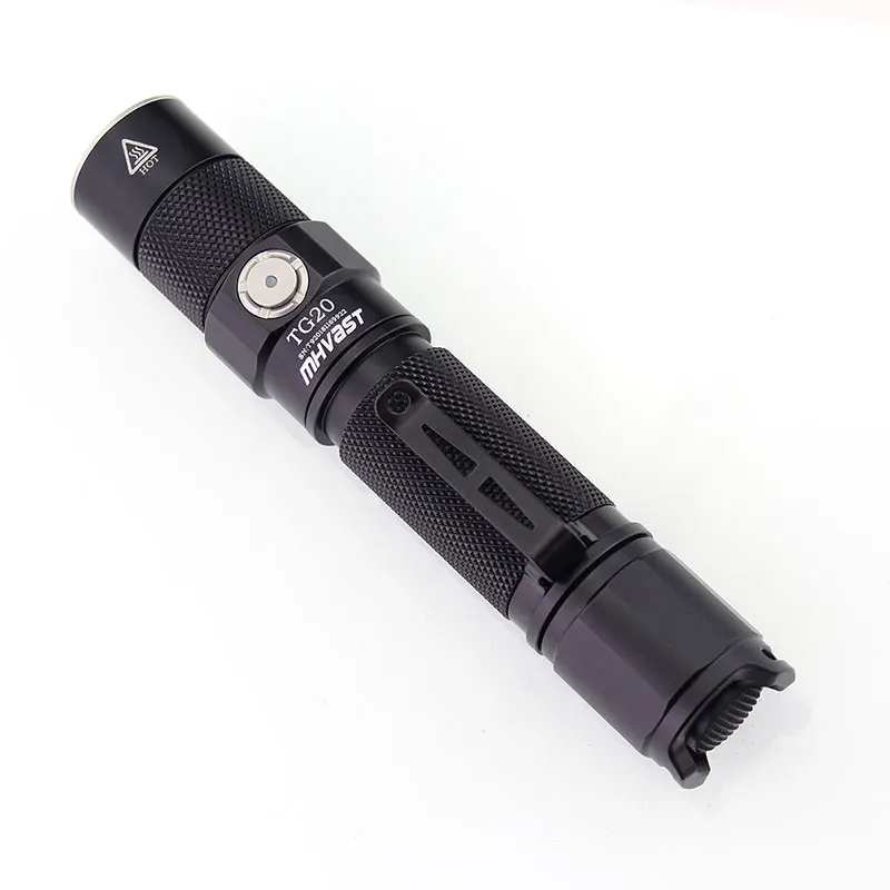 

MHVAST TG20 1250 Lumens EDC tactical Flashlight Cree XPL LED Lamp Torch Lantern Led USB Flashlight cold/Neutral white