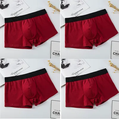 4pcs/lot Mens Boxers Cotton Man Underwear Men Boxer   shorts Panties  Underpants mens cheeky underwear Boxers