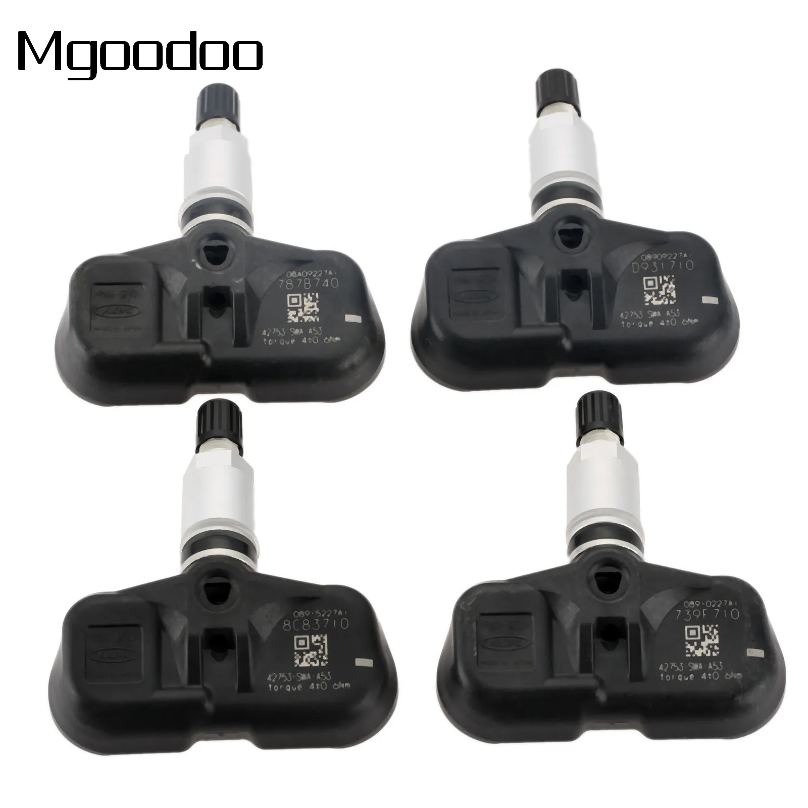 New 4Pcs/set OEM TPMS Tire Pressure Sensors 42753-SWA-A53 For Honda Accord CRV FiT Car Alarm TPMS Sensor PMV-107M Car-styling auto tire pressure sensor tpms tire pressure valve for vw cc oem 433mhz 3aa907275 retail wholesale free shipping promotion
