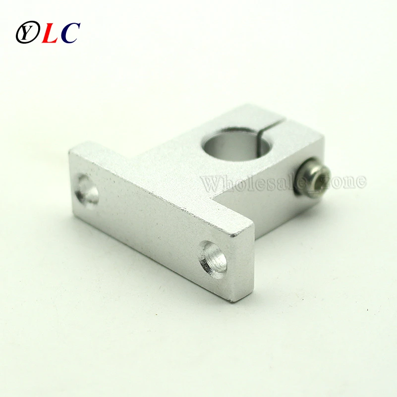 

SK10 10mm Support Aluminum Linear Rod Rail Shaft Support Bracket for Linear Guides bearing rail DIY CNC Machine M8