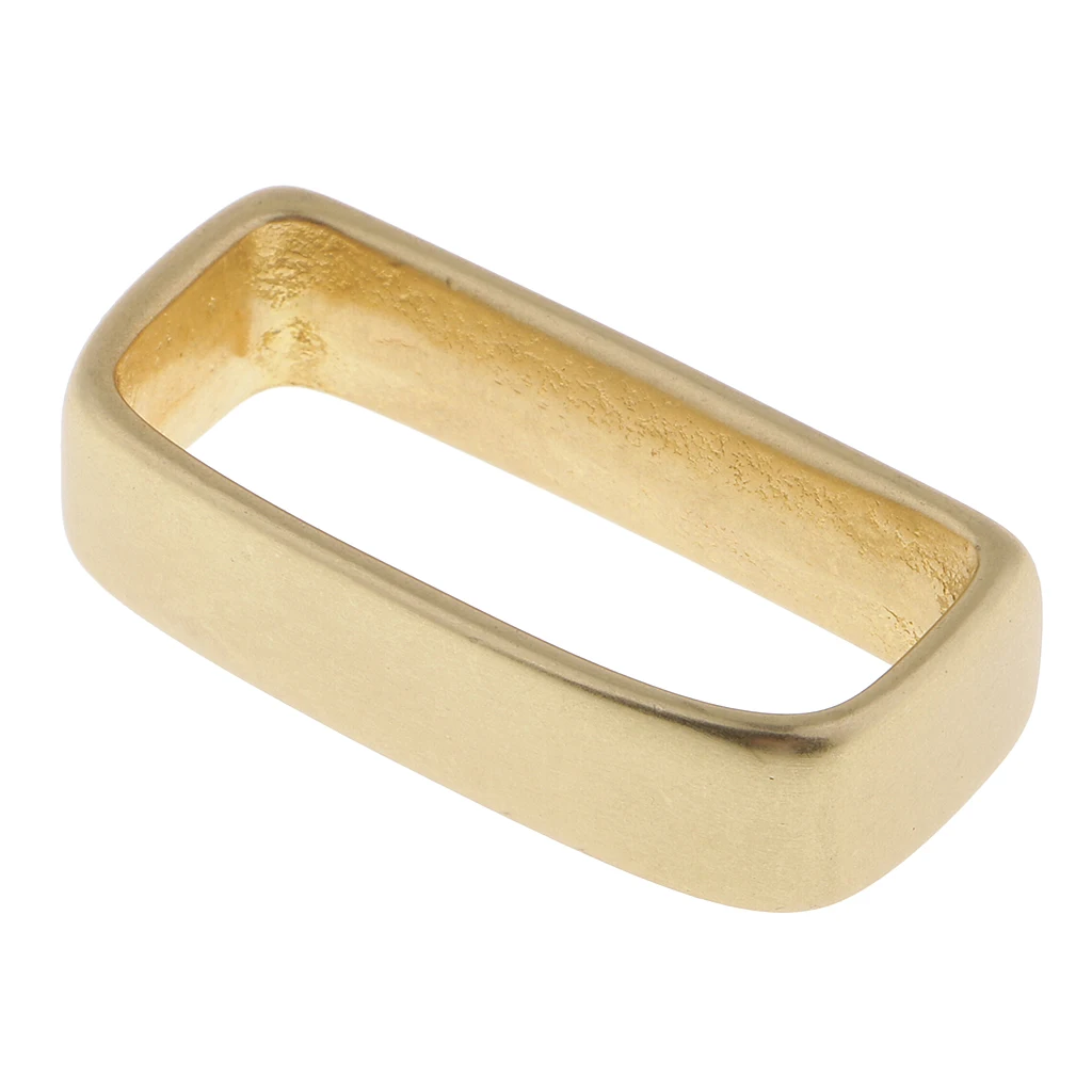 1 Piece Brass D Shape Belt Loop Keeper (3 Sizes) for Leathercraft Belt Accessories