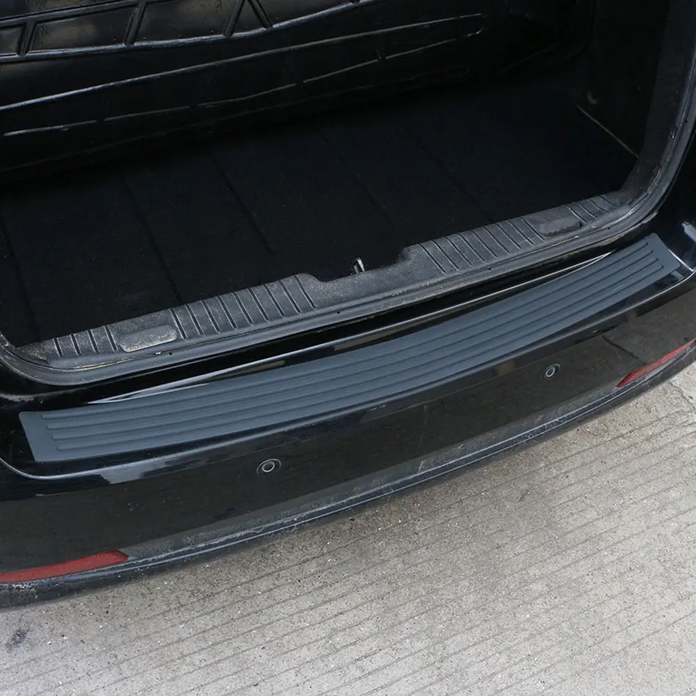 

Zlord Car Trunk Guard Plate Sticker Rear Bumper Rubber Protection for Dacia Duster Logan Sandero Stepway Lodgy Mcv 2 Car-styling
