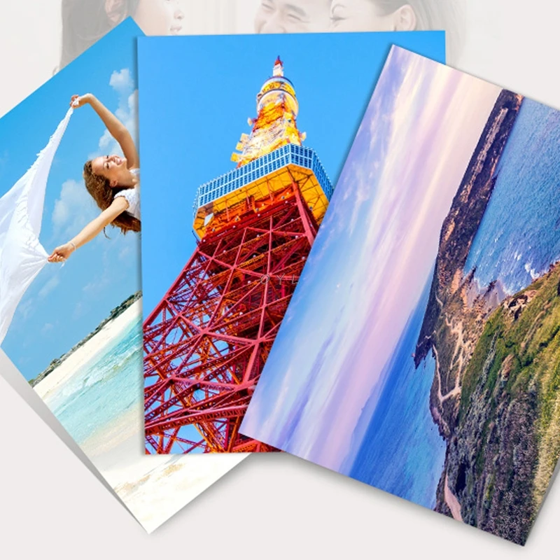 잉크젯 프린터 용 4 x 6 고품질 광택 4R 인화지 200gsm, 20 매