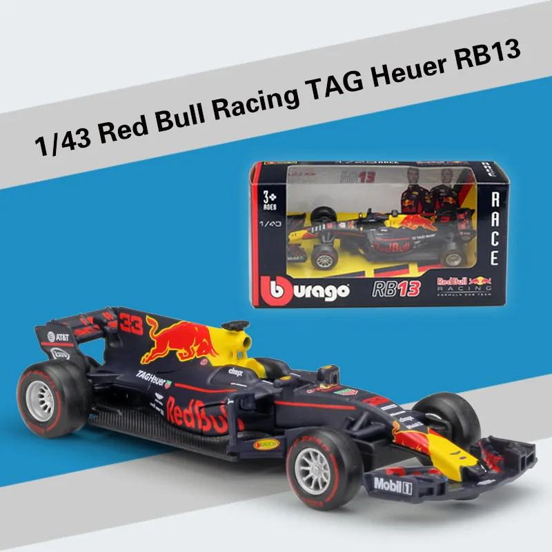 1/43 2016 2017 F1 формула красный бык гоночные автомобили игрушка литой под давлением