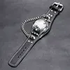 Skull Bullet Leather Strap Watch 2