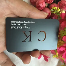 Пользовательские персональные металлические черные визитки печать, 100 шт много люкс Металл визитная карточка визит членская карточка