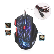 USB Wired Gaming Mouse 7 Buttons LED Computer Mouse for PC Gamer 7 colors Backlit Mouse BLack Big Mouse USB Wired Gaming Mouse 7 Buttons LED Computer Mouse for PC Gamer 7 colors Backlit Mouse BLack Big Mouse
