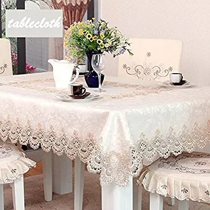 

European Style Table Decoration Brand Water-Soluble Lace Table Clothes Rustic Table Covers