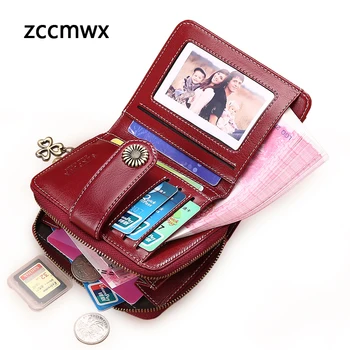 

2020 New Wallet Female Small Women Wallet Short Wallet Quality Coin Purse Women Button Purse Quality Flower Hardware