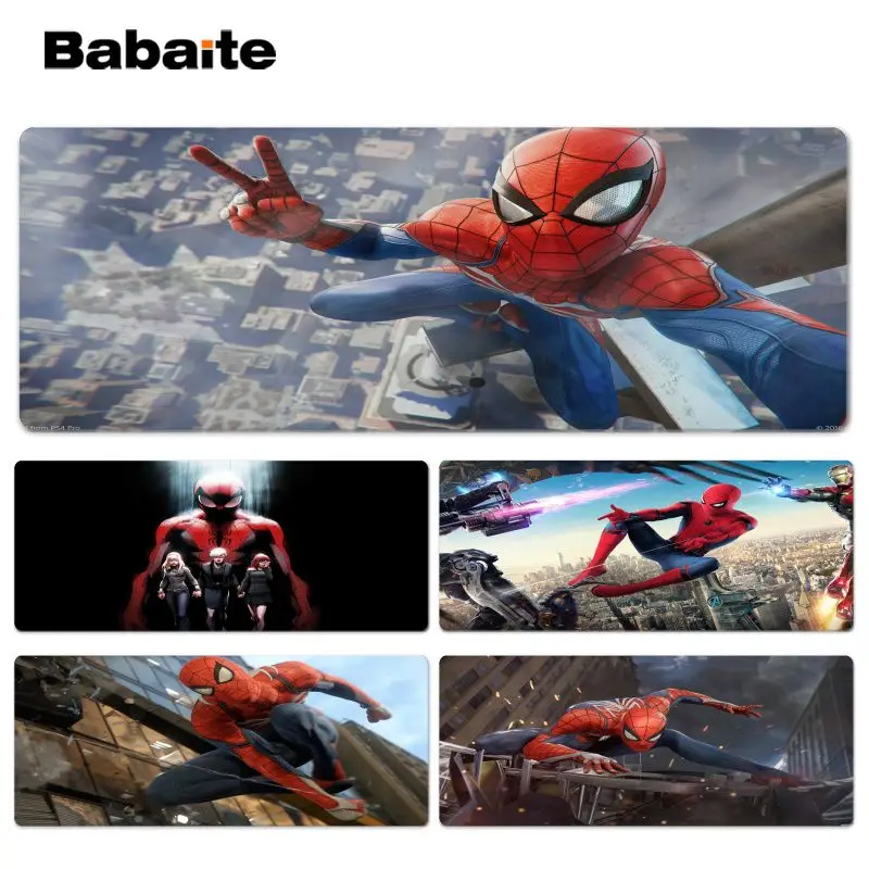 

Babaite Spiderman Durable Rubber Mouse Mat Pad Size for 40x90CM Computer Mouse Mat