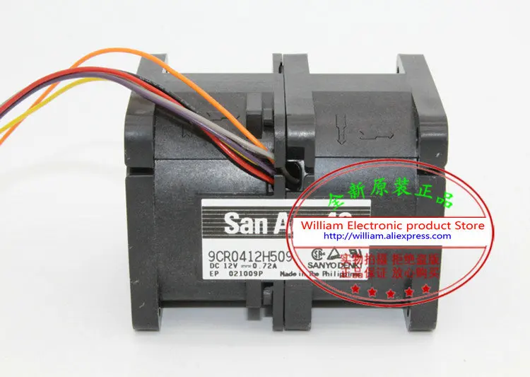New Original SANYO 9CR0412H509 12V 0 72A 40 40 56MM 4CM Computer font b server b