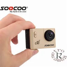 Soocoo c30/c30r действие Камера 4 К гироскопа Wi-Fi регулируемый угол обзора 170 градусов 2,0 ЖК-дисплей NTK96660 IMX078 Водонепроницаемая камера 30 м