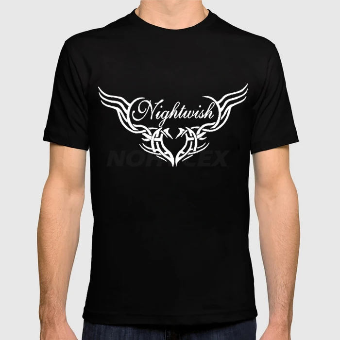 

Fashion Printed T Shirts Summer The New Fashion Men'S Crew Neck Short Design T Shirts Nightwish