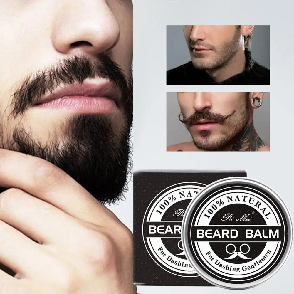 

Moisturizing Nourishing Beard Balm Mustache Styling Cream Growth Conditioner