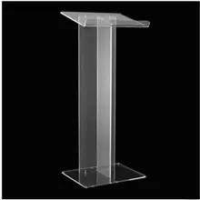 Напольный лектерн современная кафедра дизайн речевой лектерн прозрачный акриловый церковный Подиум
