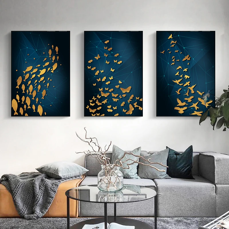 3-Pieces-Art-Painting-Canvas-Butterfly-Fish-Canvas-Print-Wall-Art-Painting-For-Office-Living-Room