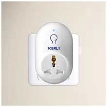 KERUI S71 Wireless Remote 433MHz Smart Socket for KERUI Home Security Alarm System EU US UK AU Standard Smart Switch Socket