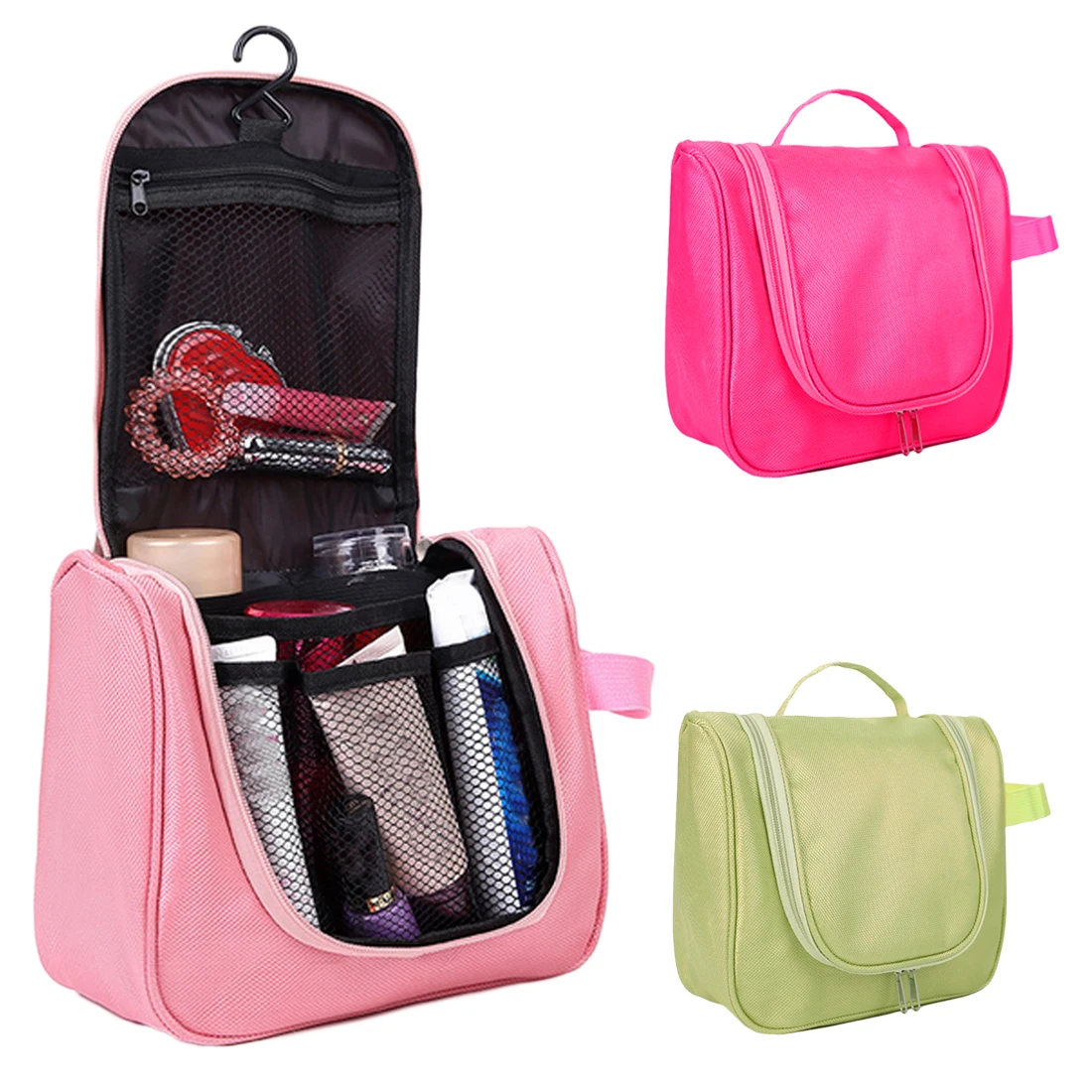 Hot Travel Cosmetic Bags Fashion Waterproof Polyester Multifunction